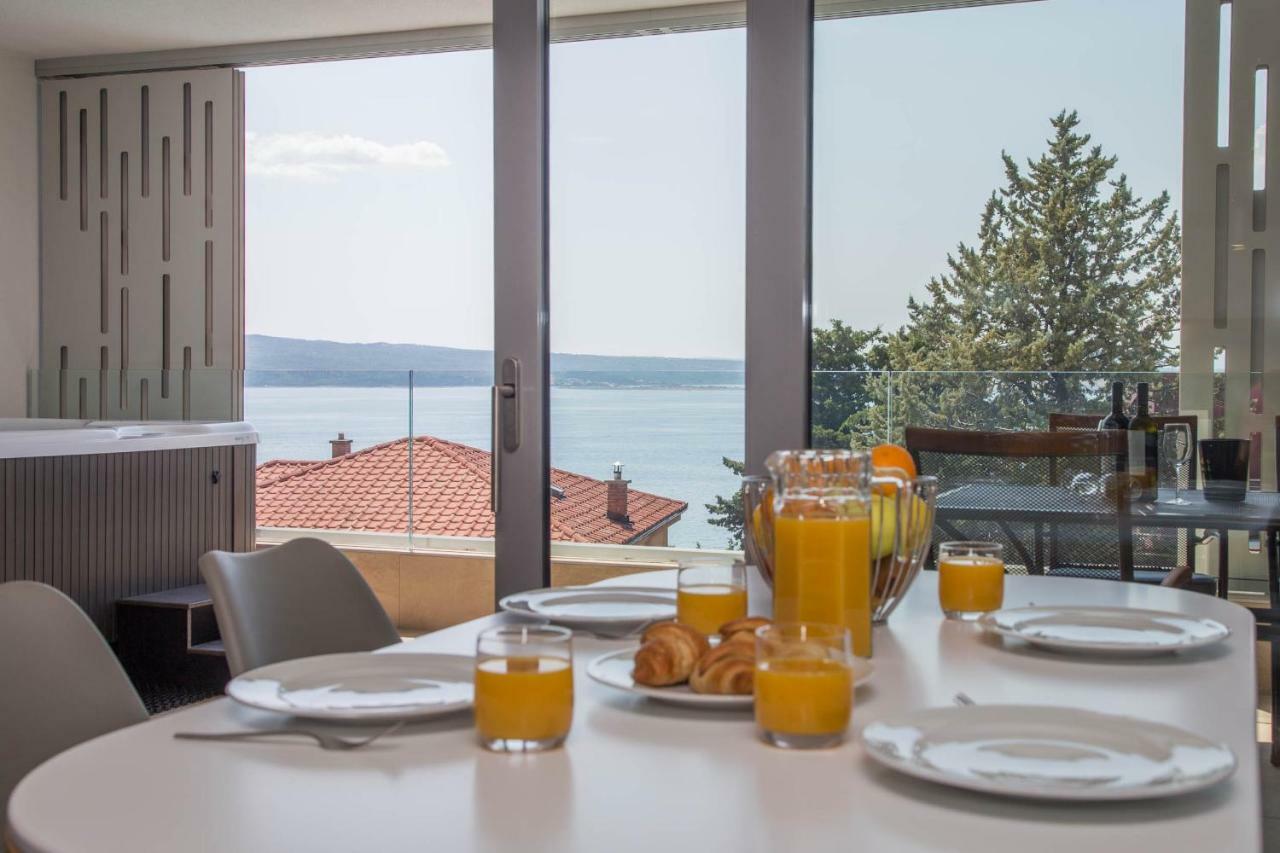 Abalone Apartments Dramalj Bagian luar foto