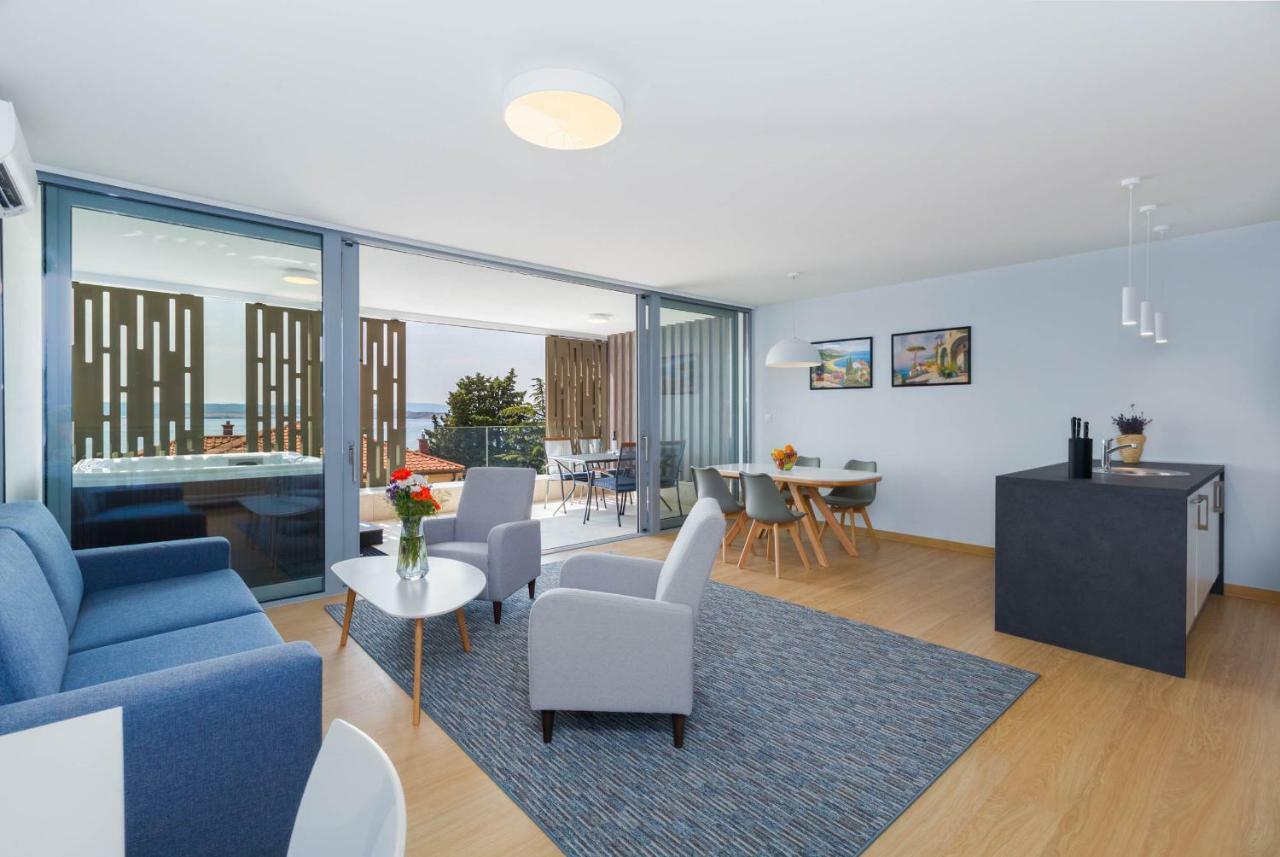 Abalone Apartments Dramalj Bagian luar foto