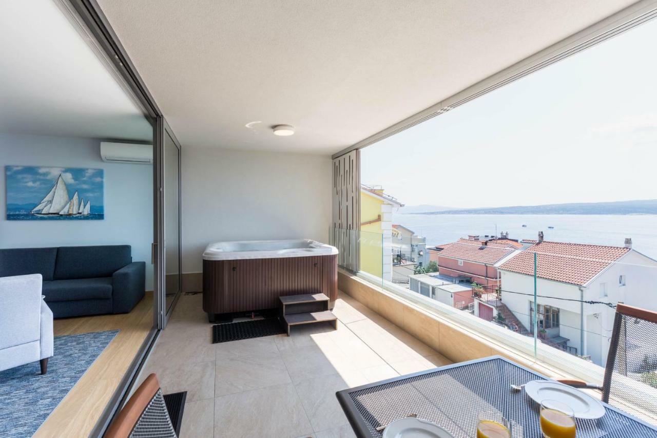 Abalone Apartments Dramalj Bagian luar foto
