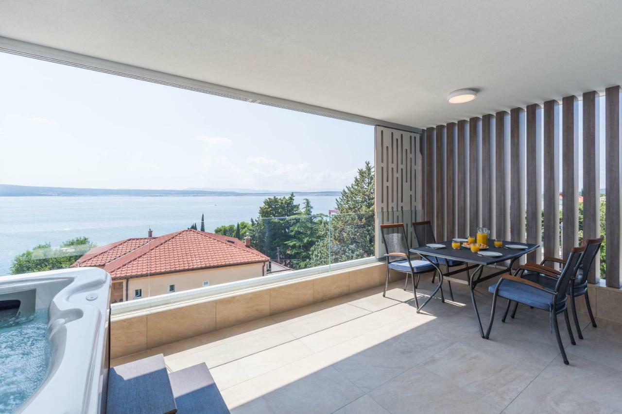 Abalone Apartments Dramalj Bagian luar foto